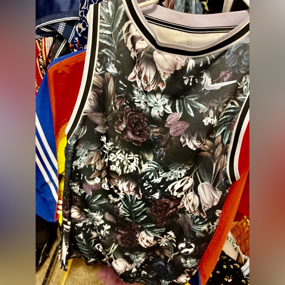 COPY - NWT Nike Dri-Fit Tennis Dress NWT Black Purple Floral Pattern (L) - Picture 6 of 8